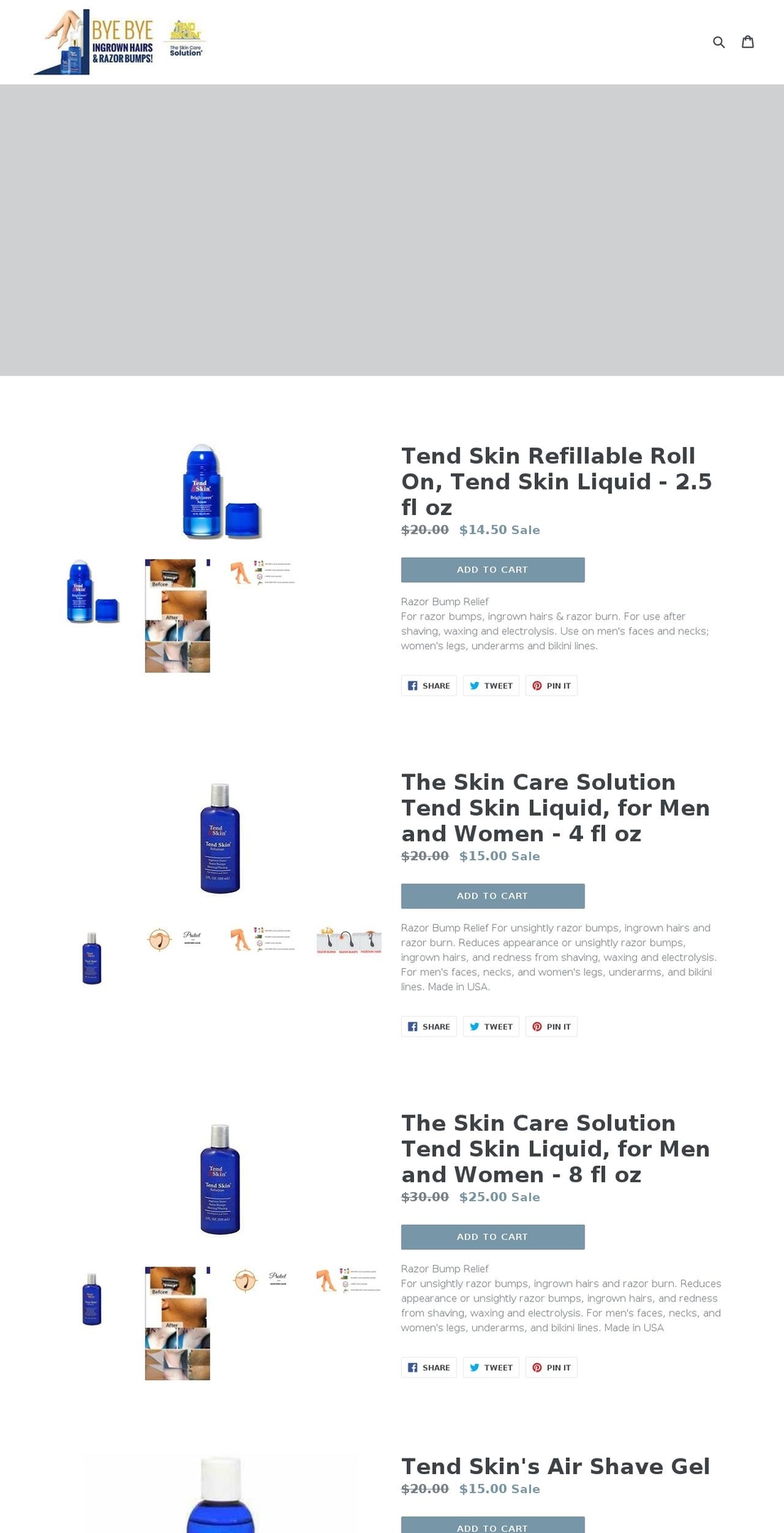 bumpsnomore.com — Shopify storefront screenshot