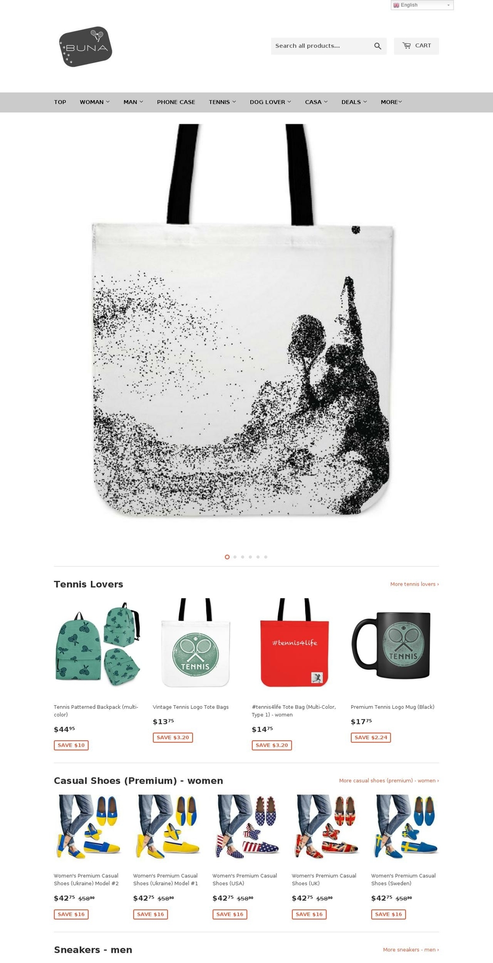 bunaspot.com — Shopify storefront screenshot