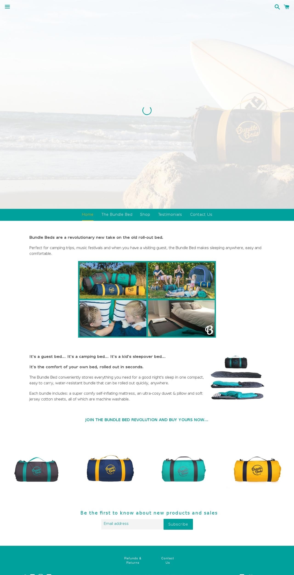 bundlebeds.com shopify website screenshot