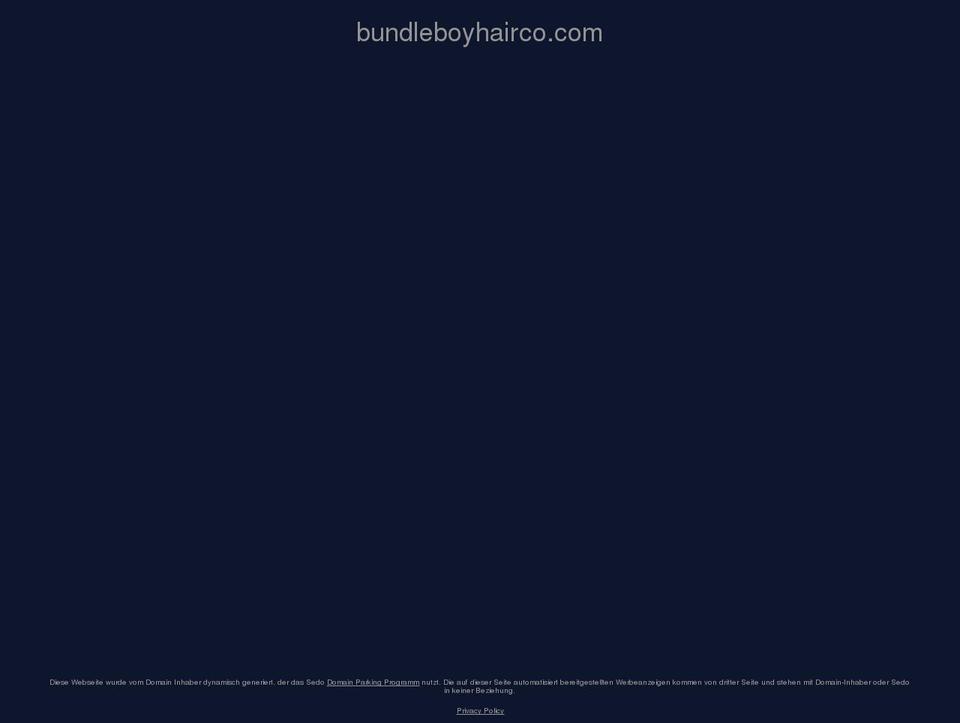 bundleboyhairco.com — Shopify storefront screenshot
