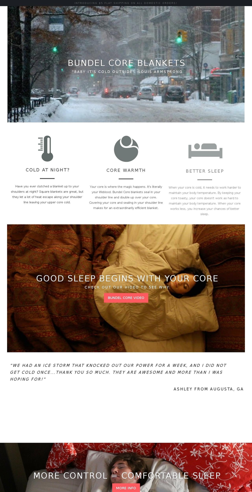 bundlecore.com shopify website screenshot