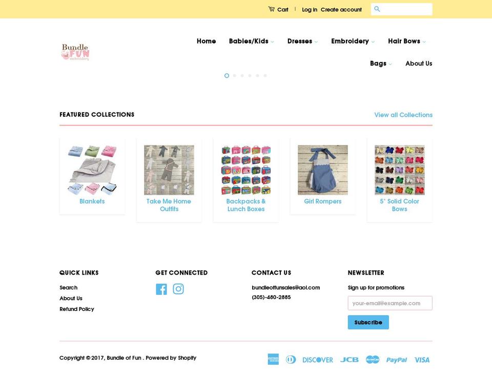 bundleoffun.com shopify website screenshot