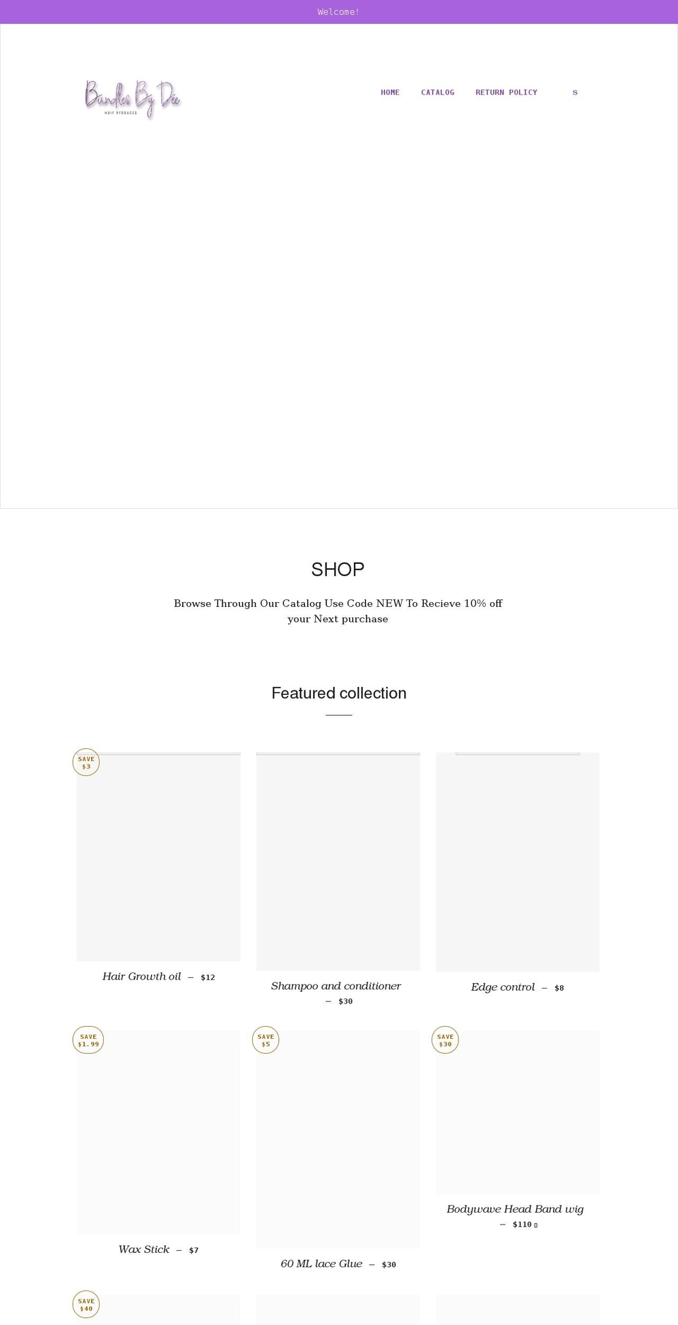 bundlesbydee.com shopify website screenshot