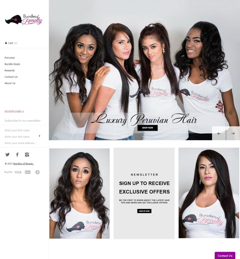 bundlesofbeauty.net shopify website screenshot