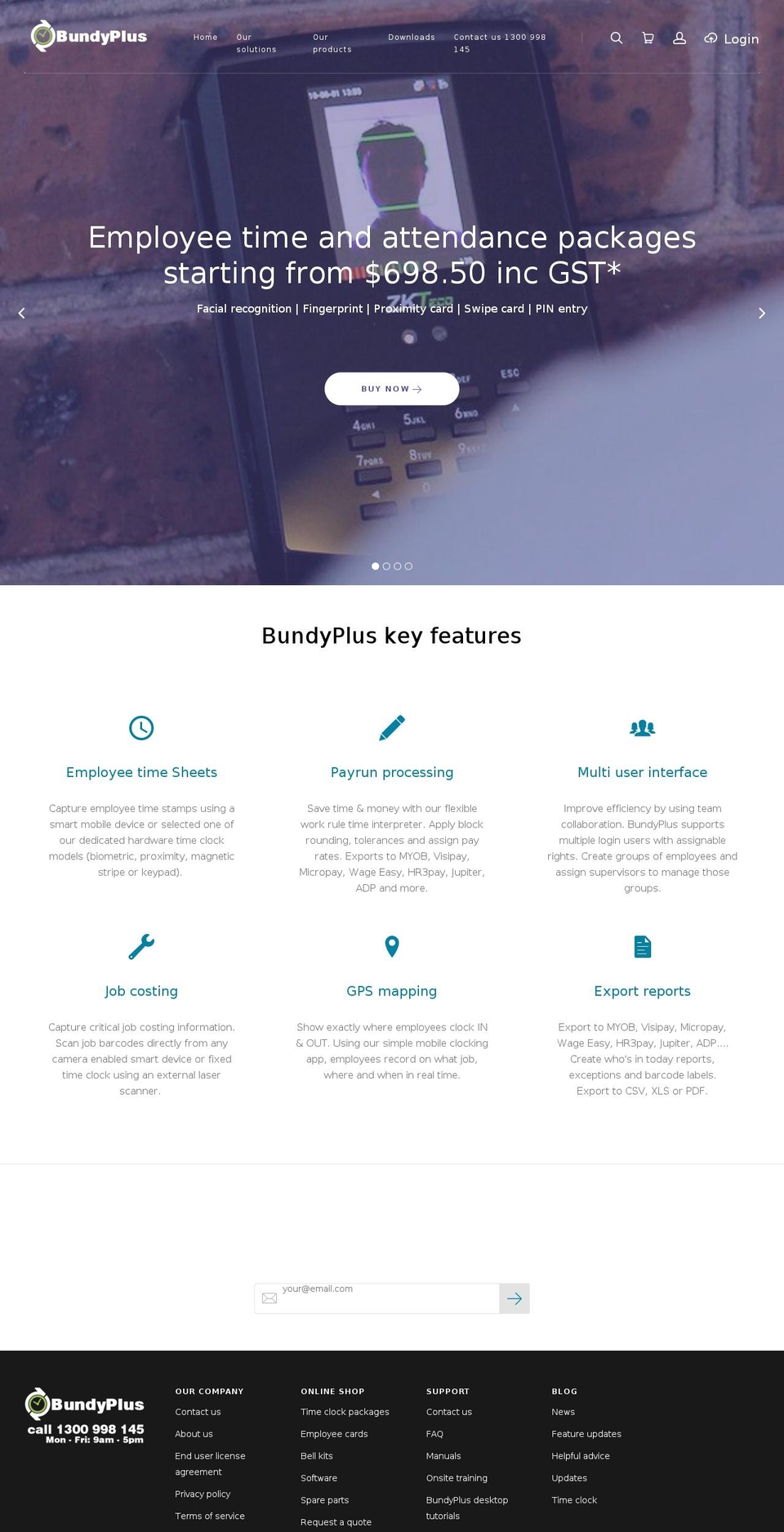 bundyplus.com — Shopify storefront screenshot