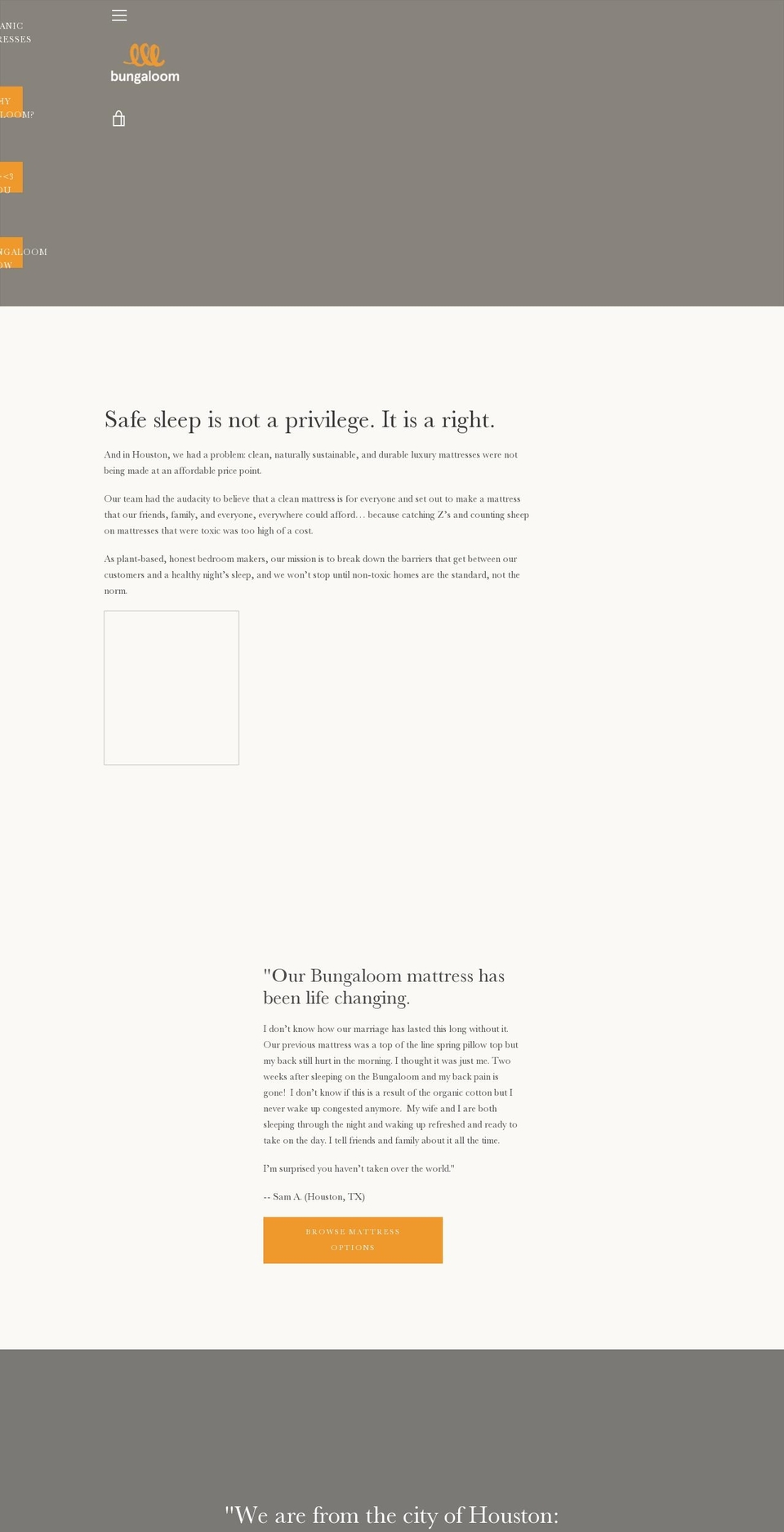 bungaloom.com shopify website screenshot