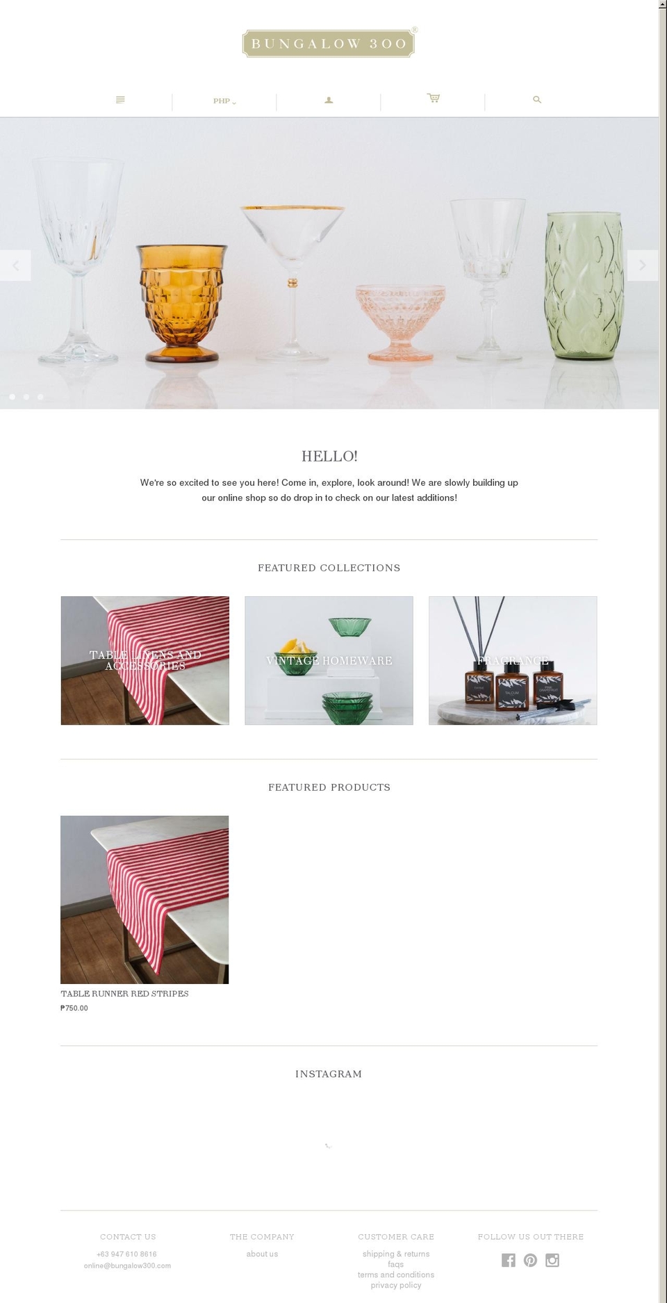 bungalow300.com shopify website screenshot