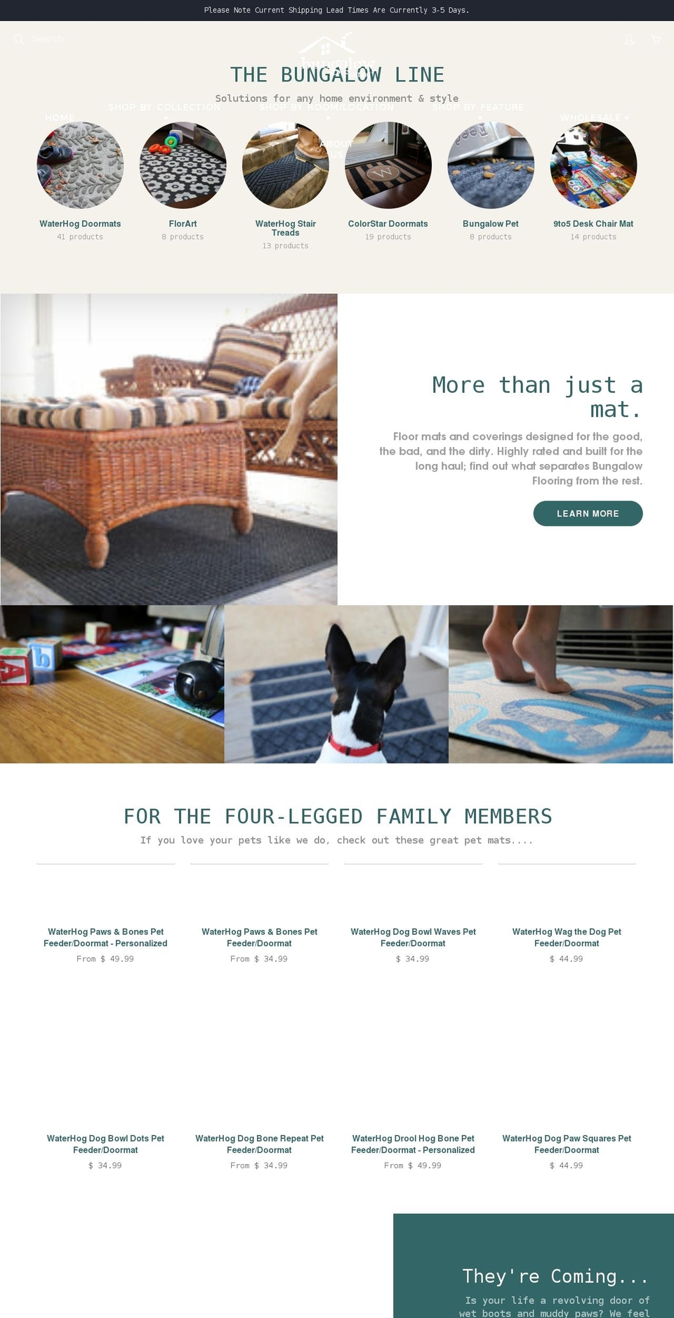 bungalowflooring.com shopify website screenshot