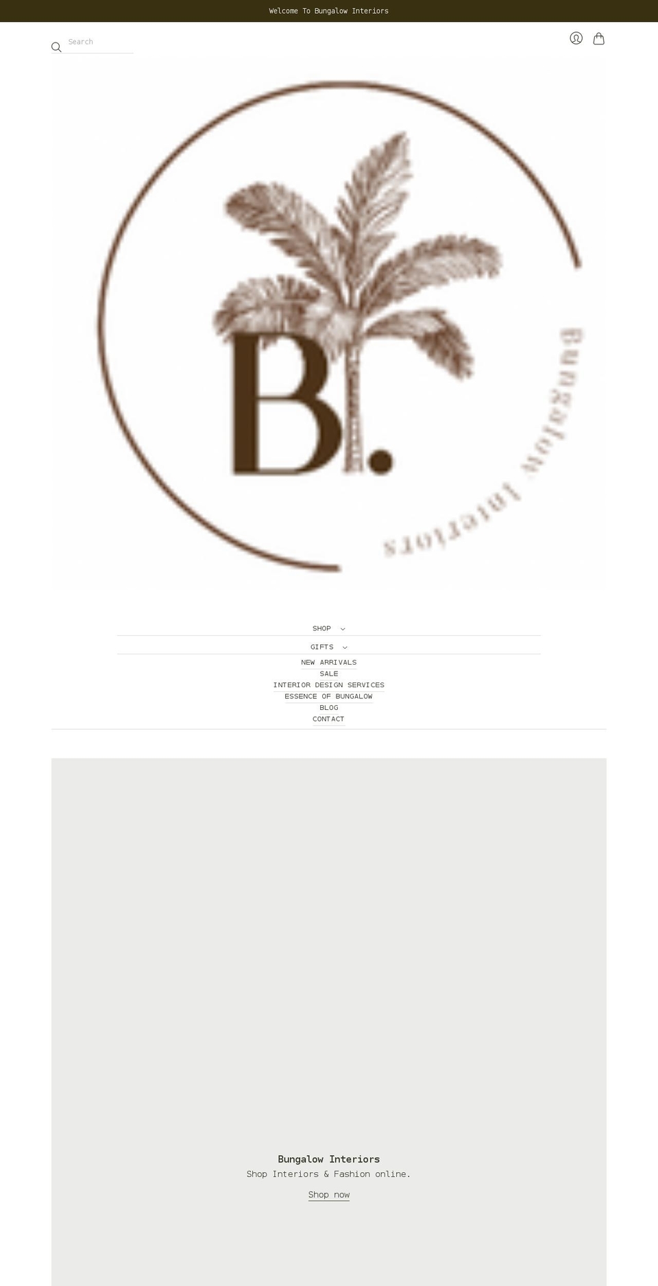 bungalowinteriors.com.au shopify website screenshot