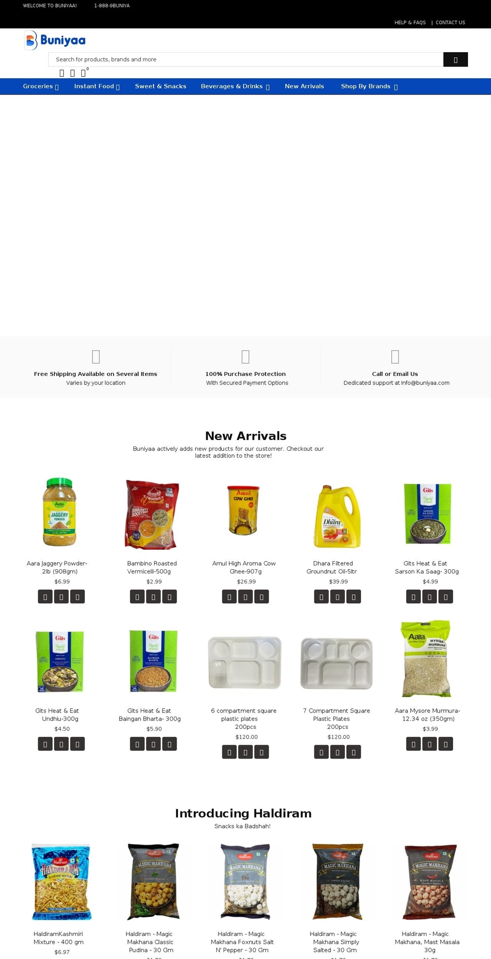 buniyaa.com shopify website screenshot