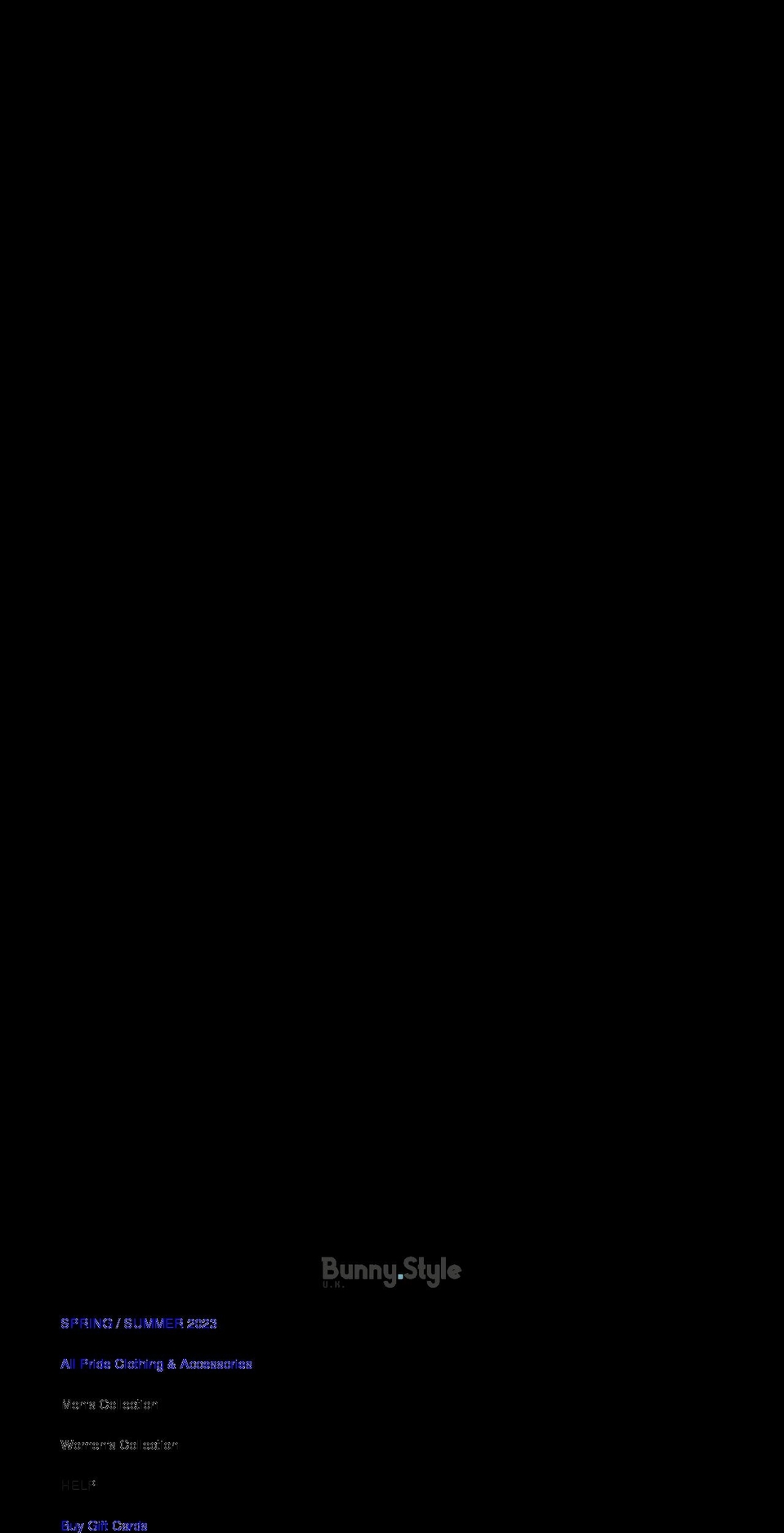 bunniesunderwear.com — Shopify storefront screenshot