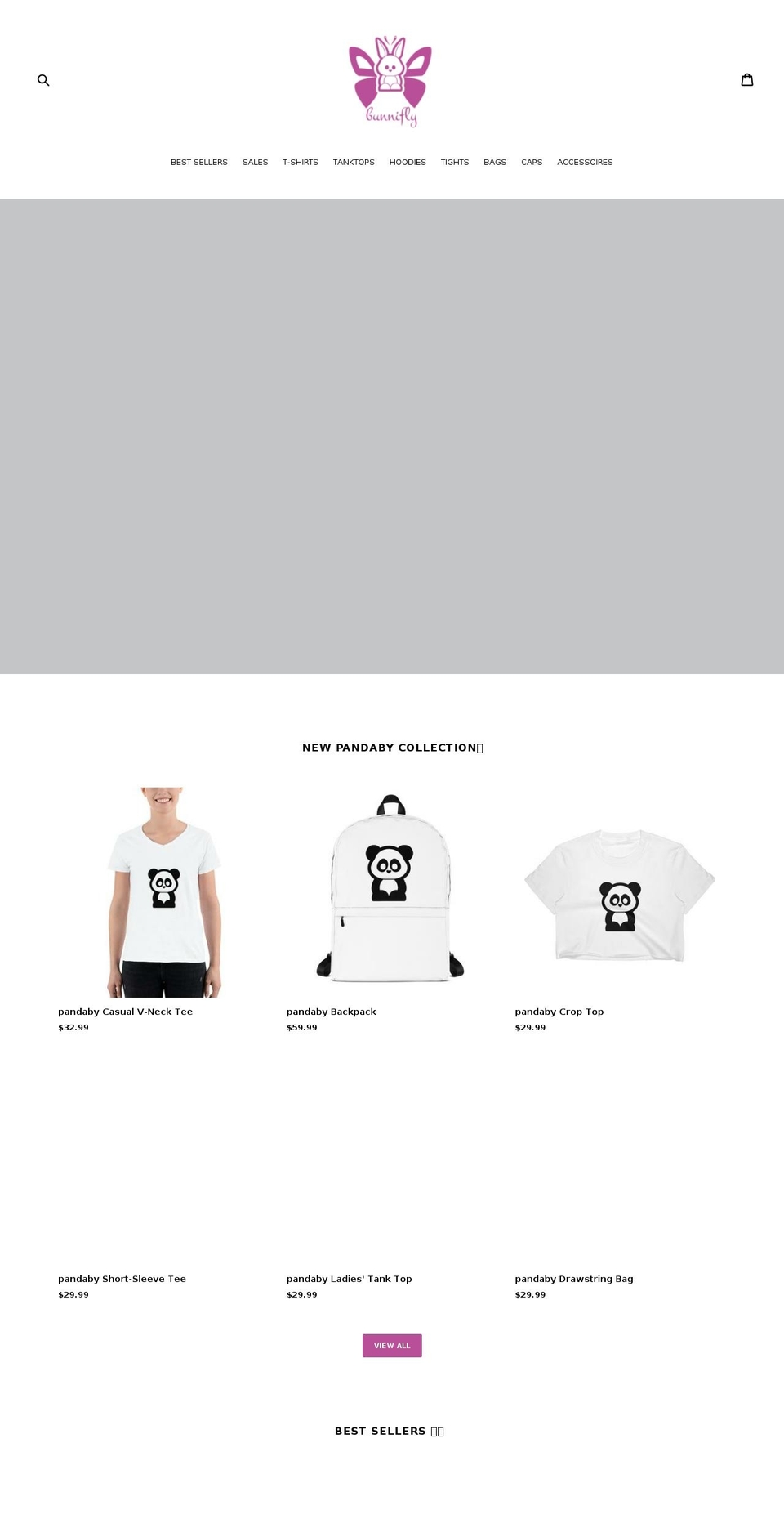 bunnifly.com — Shopify storefront screenshot