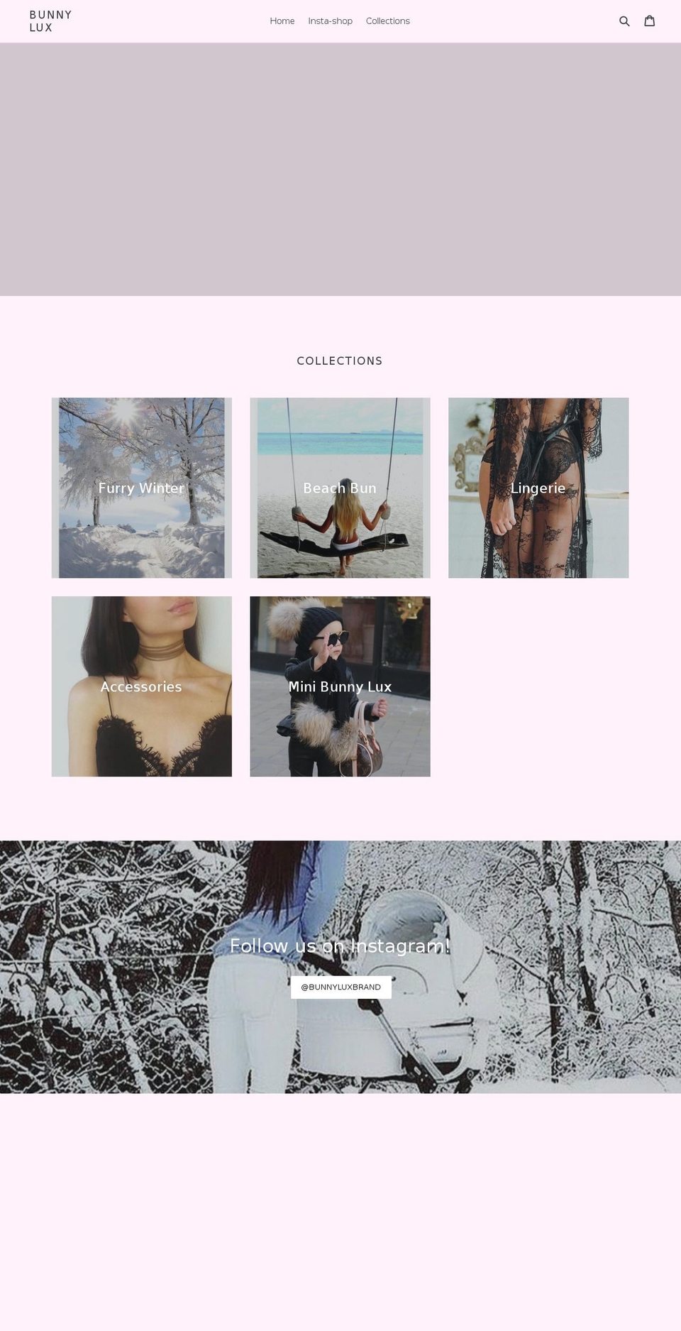 bunnylux.com shopify website screenshot