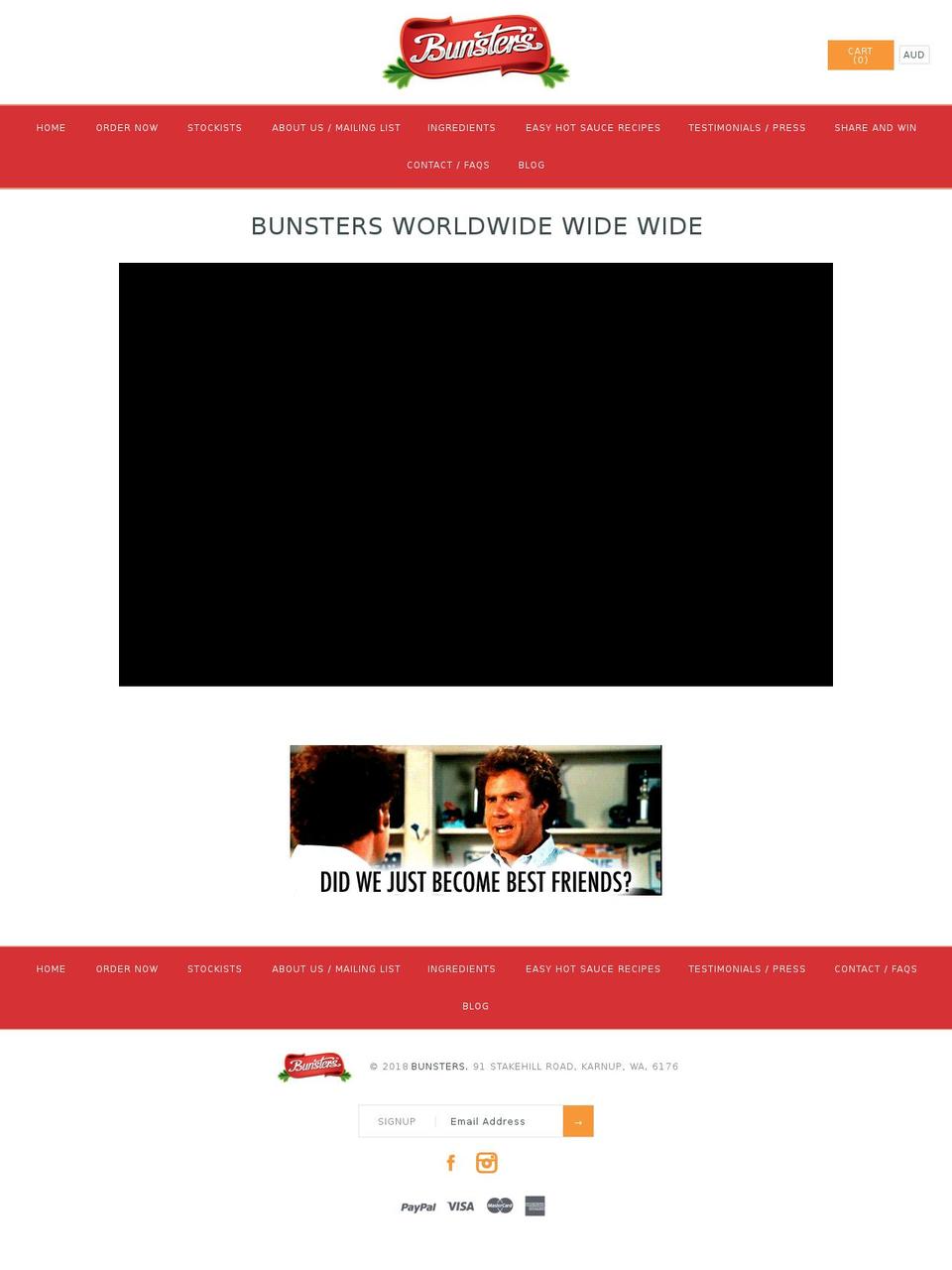 www-bunstersfresh-com-au-symmetry Shopify theme site example bunstersworldwidewidewide.com