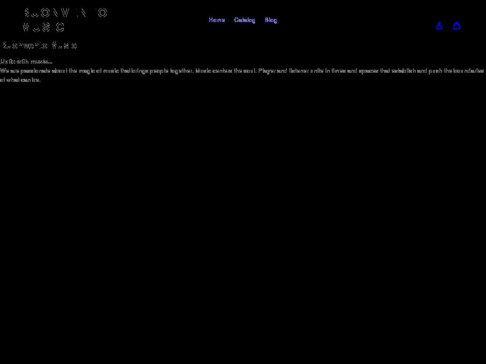 buonventomusic.com shopify website screenshot