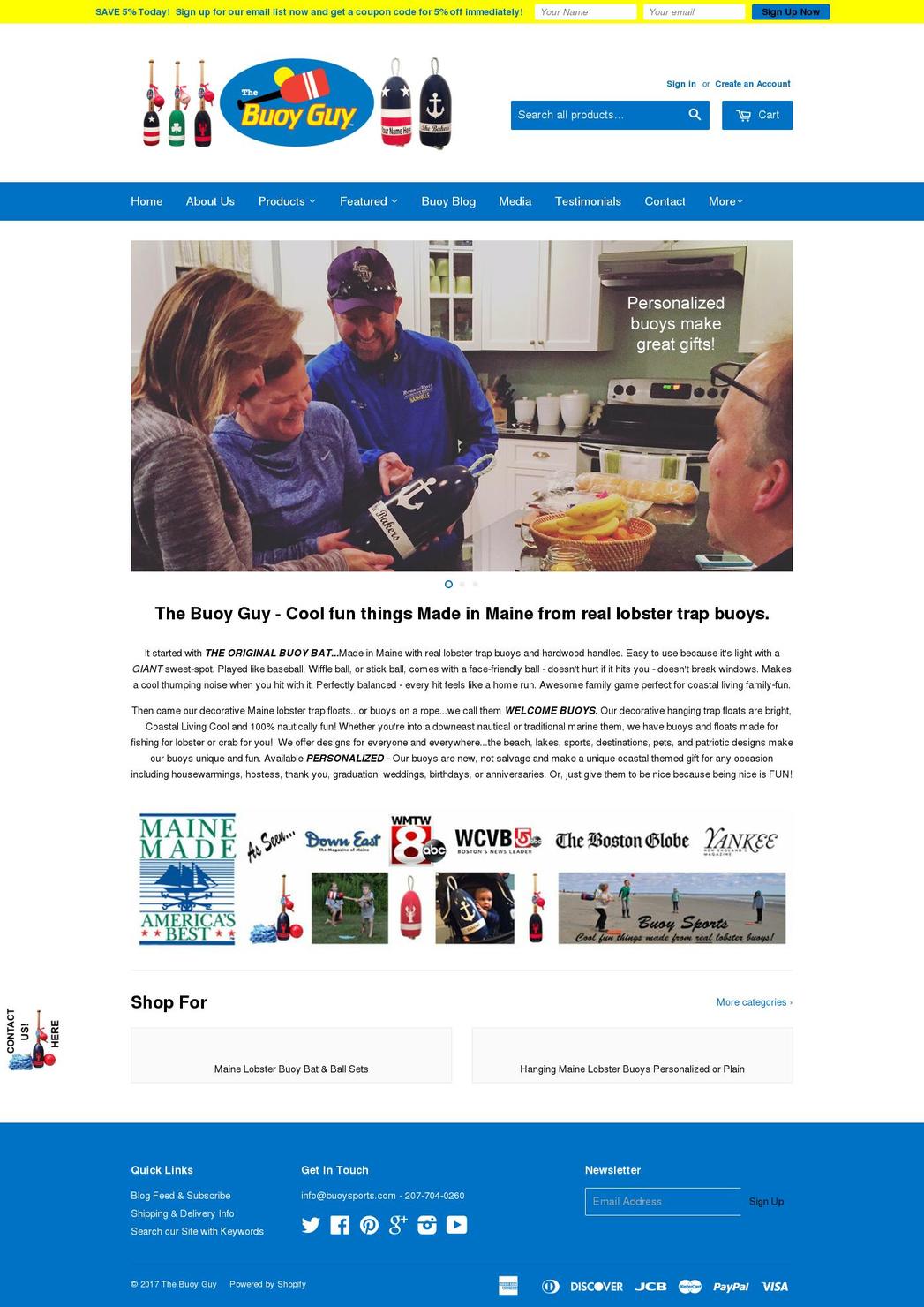 buoysports.com shopify website screenshot
