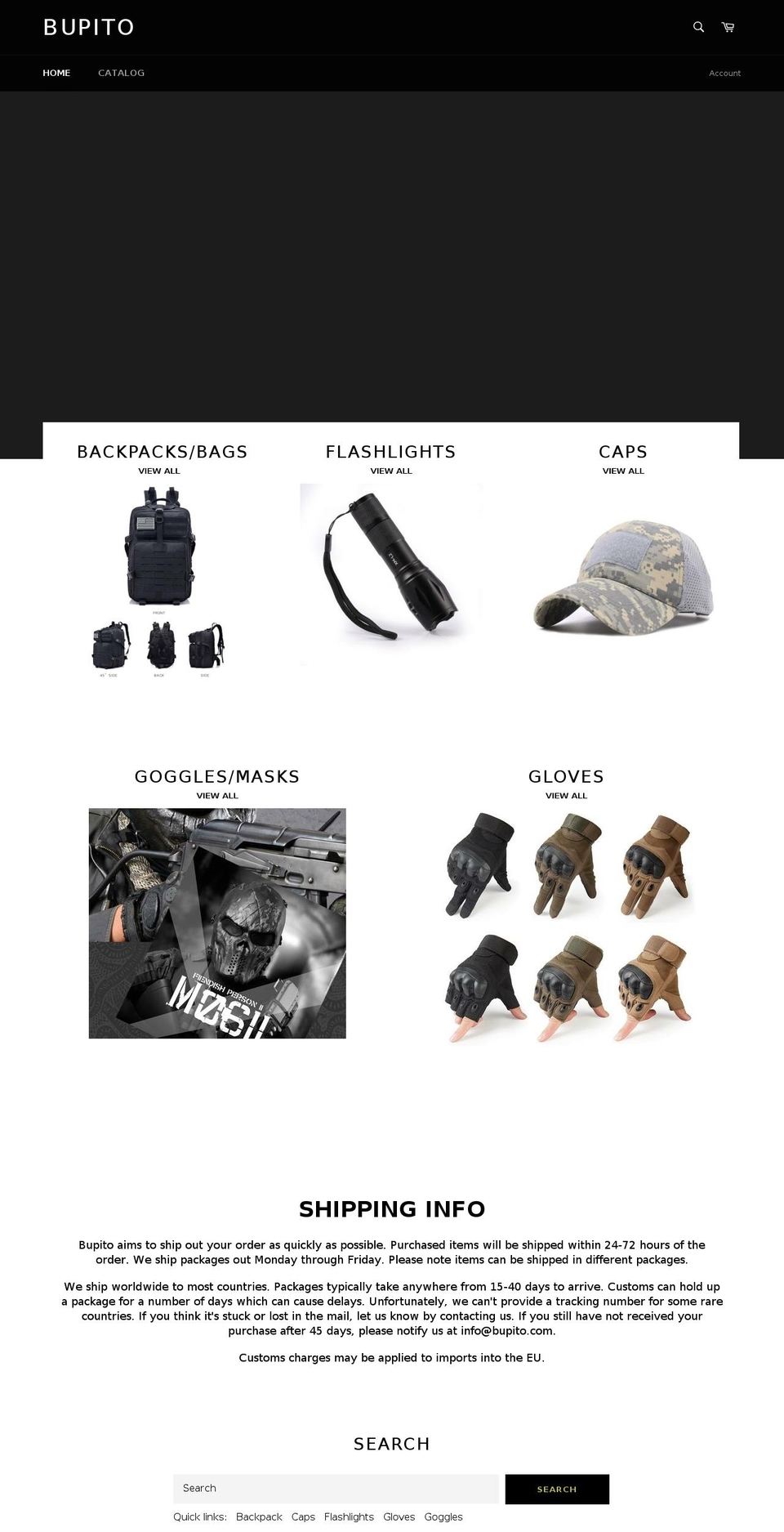bupito.com — Shopify storefront screenshot