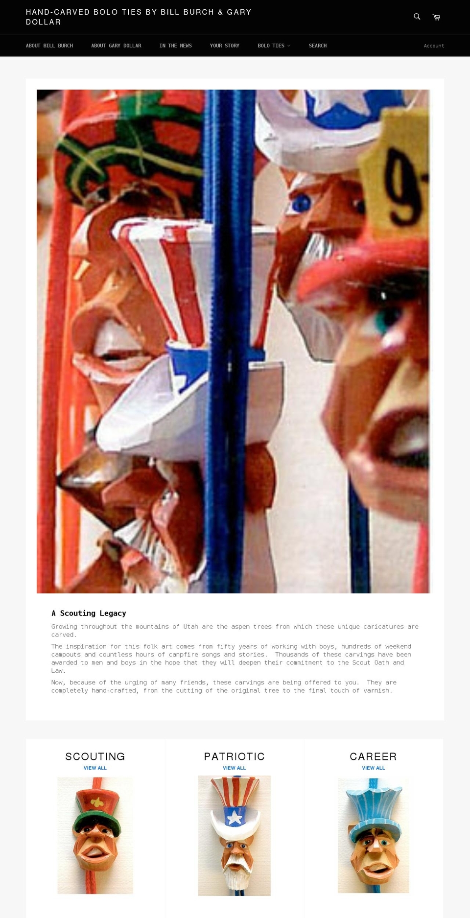 burchdollarbolos.com shopify website screenshot