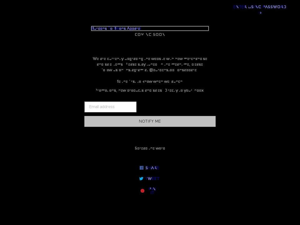 burdenstobillionsapparel.com shopify website screenshot