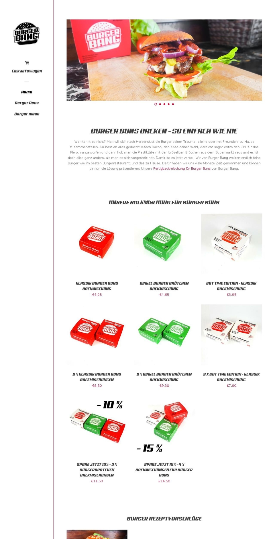 burger-bang.com — Shopify storefront screenshot
