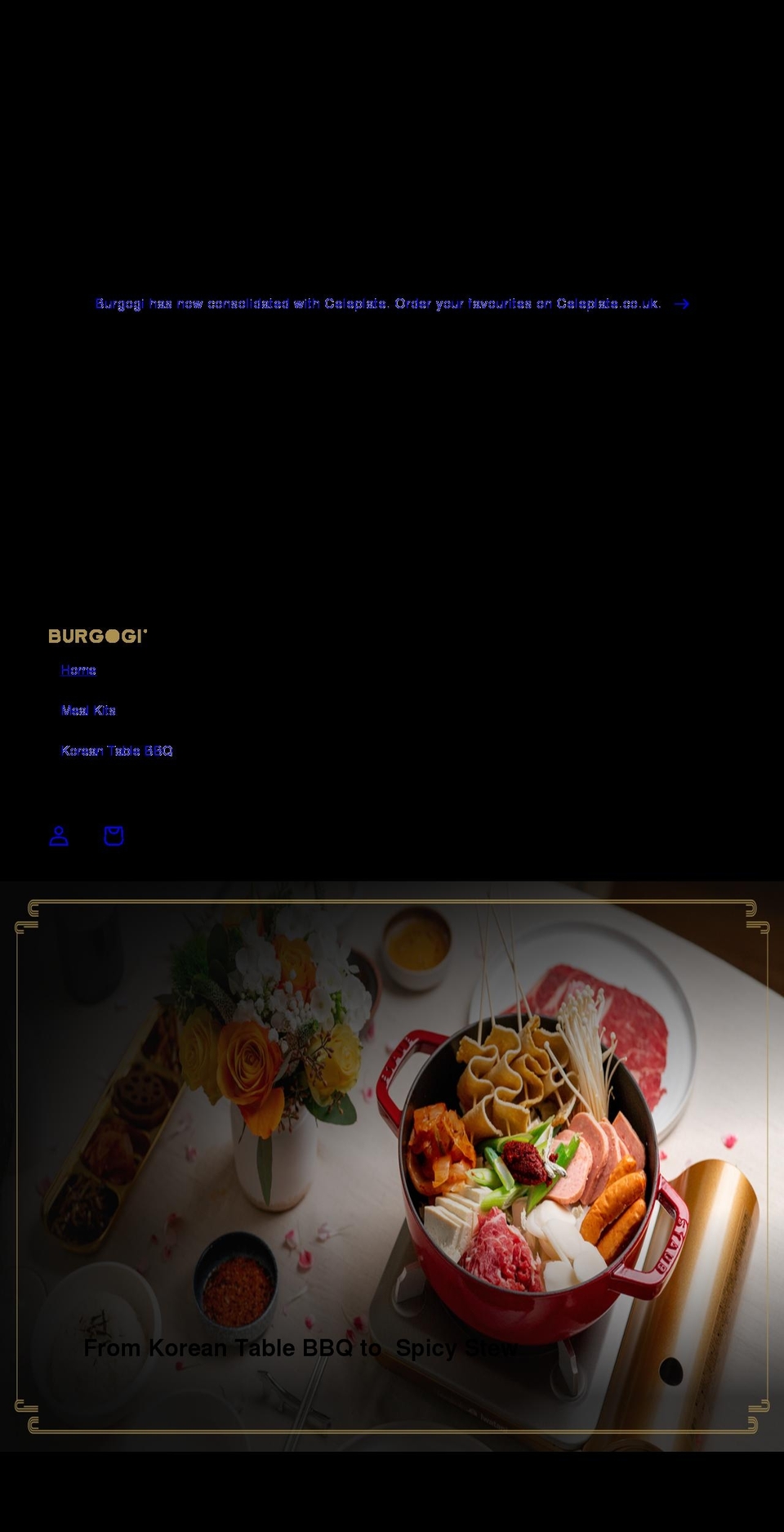 burgogi.co.uk shopify website screenshot