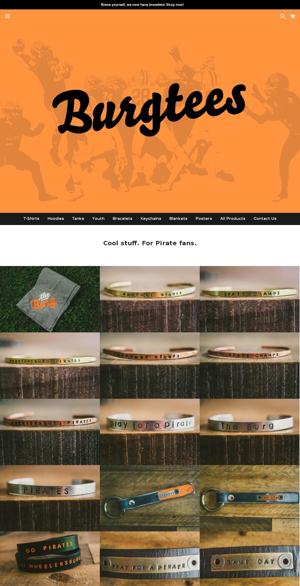 burgtees.com — Shopify storefront screenshot
