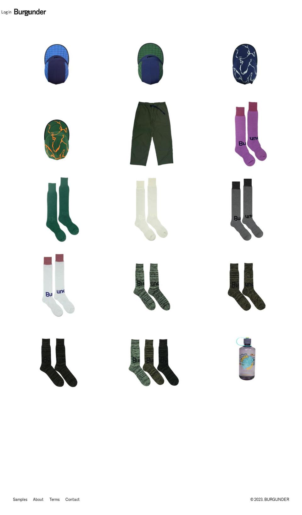 burgunderofficial.com — Shopify storefront screenshot