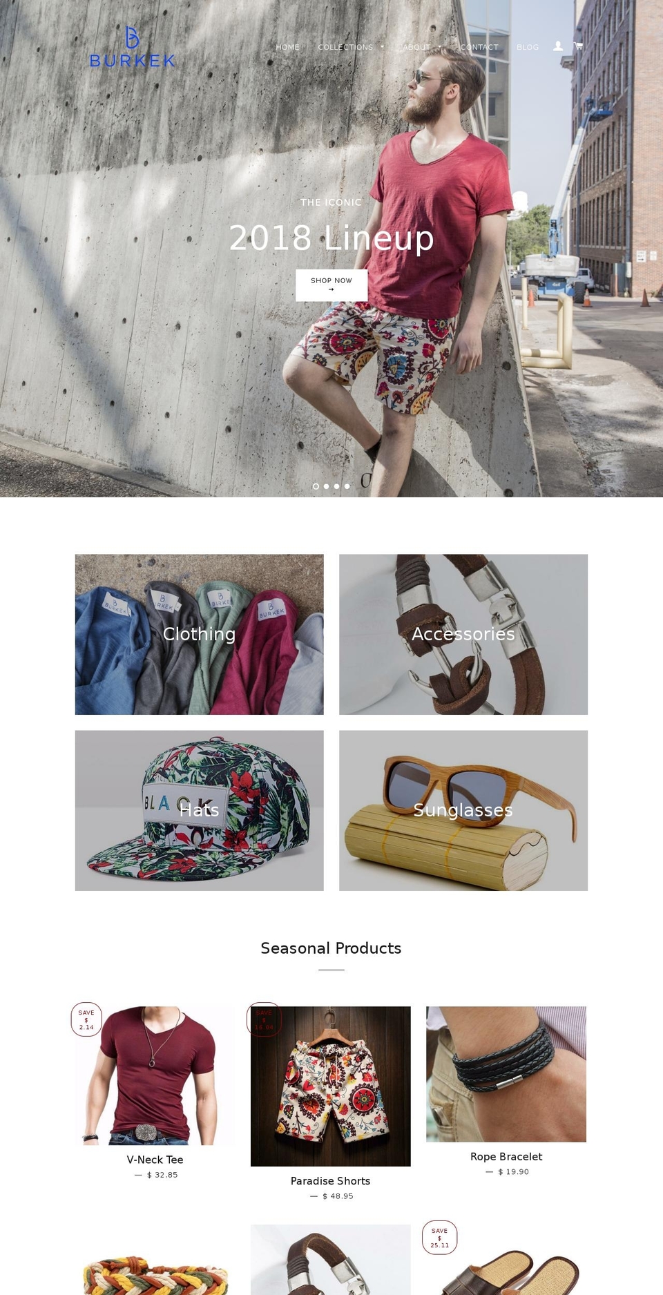 burkek.com — Shopify storefront screenshot