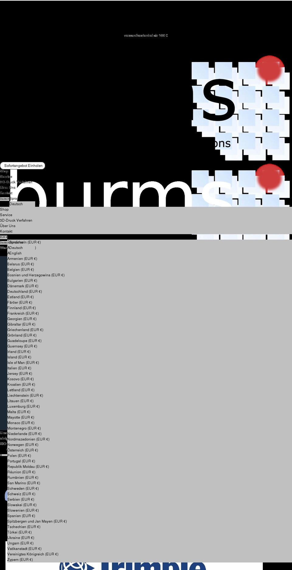 burms.de shopify website screenshot