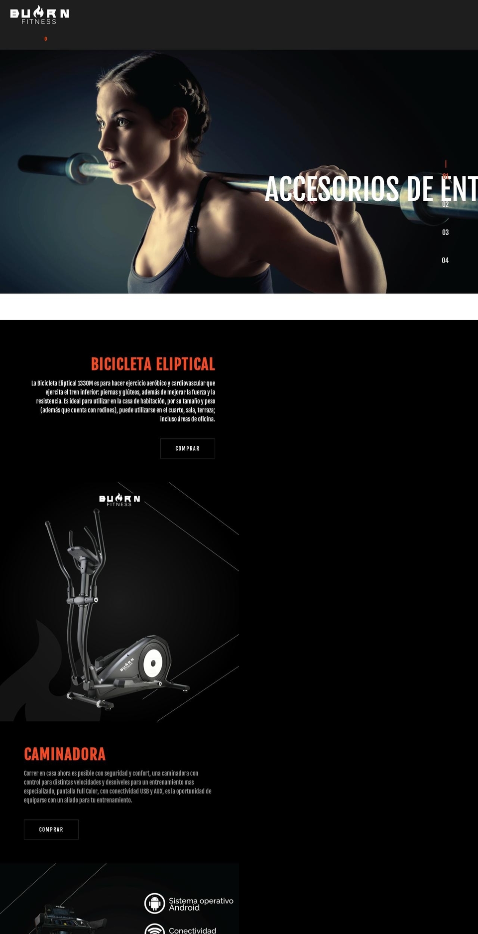 burnfitnesscr.com shopify website screenshot