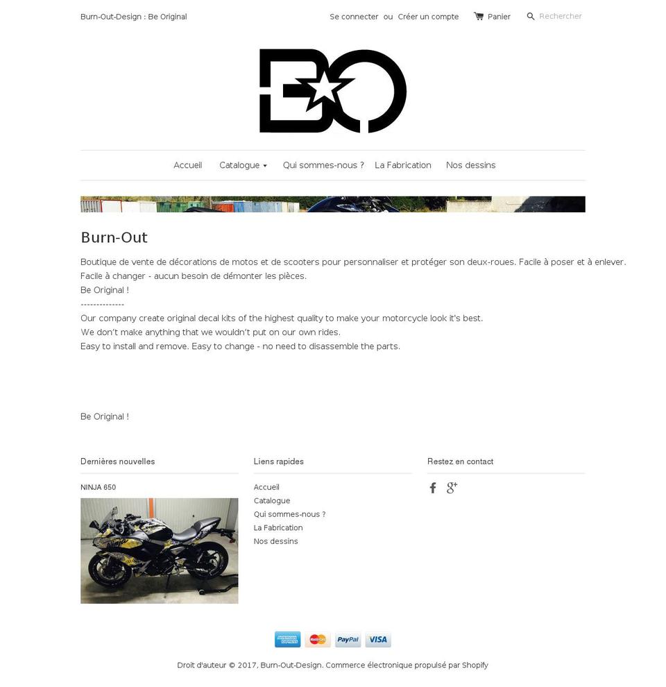 OOTS Support Copy Shopify theme site example burnoutdesign.com