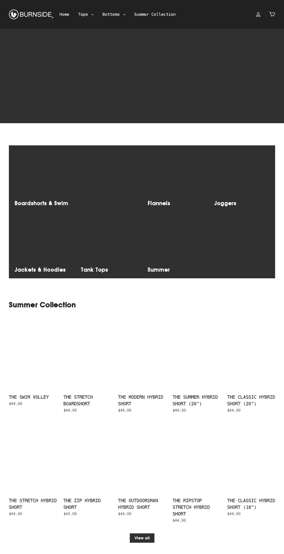 burnside360.com shopify website screenshot