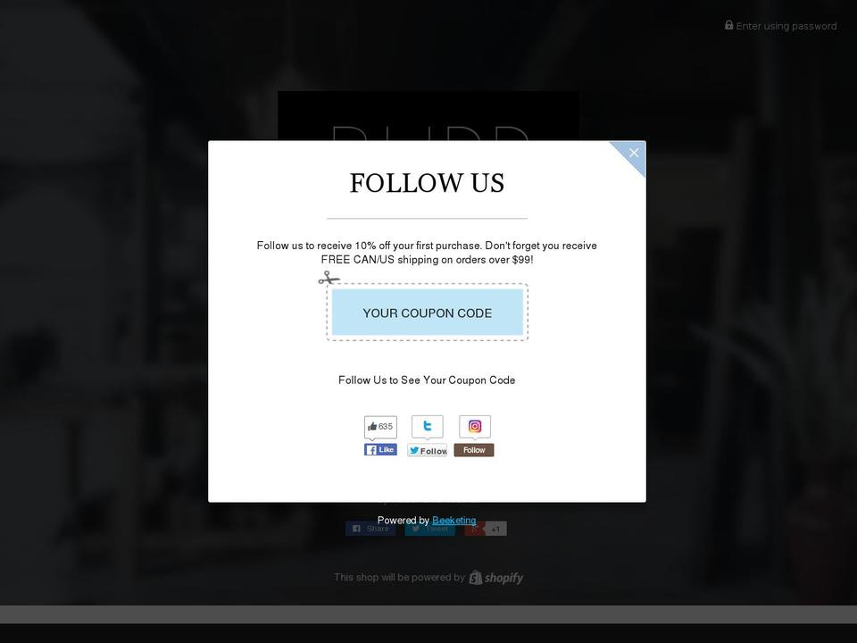 burpco.com shopify website screenshot