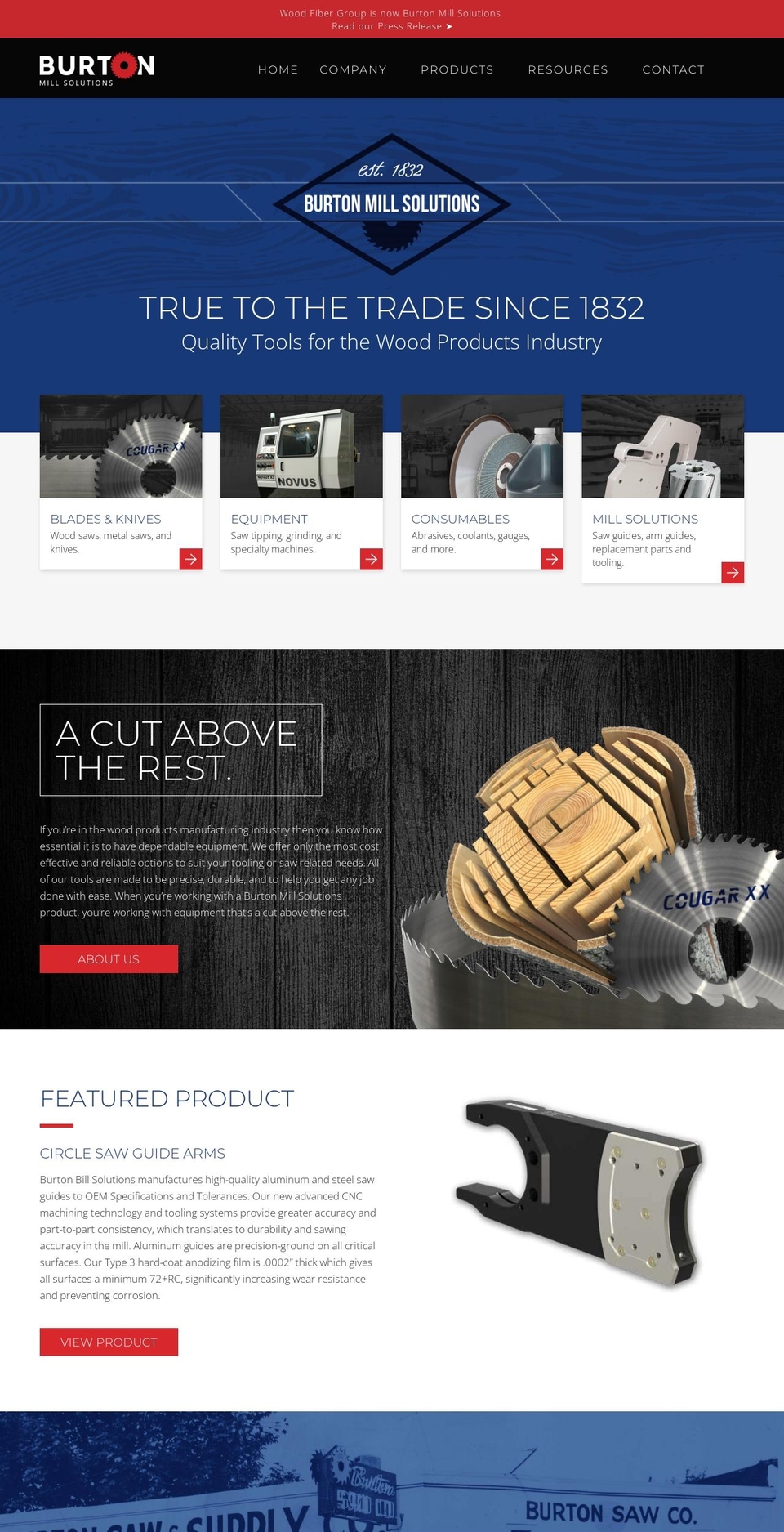 burtonmill.com shopify website screenshot