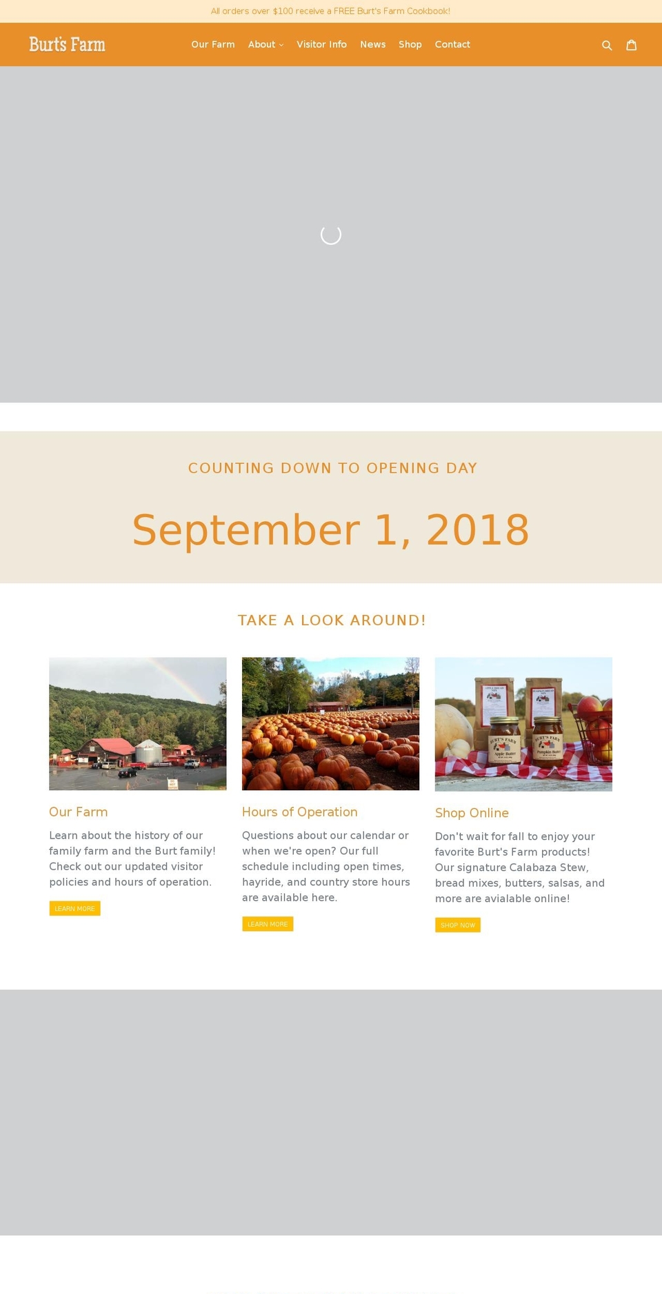 Updated Site Preview Shopify theme site example burtsfarm.com