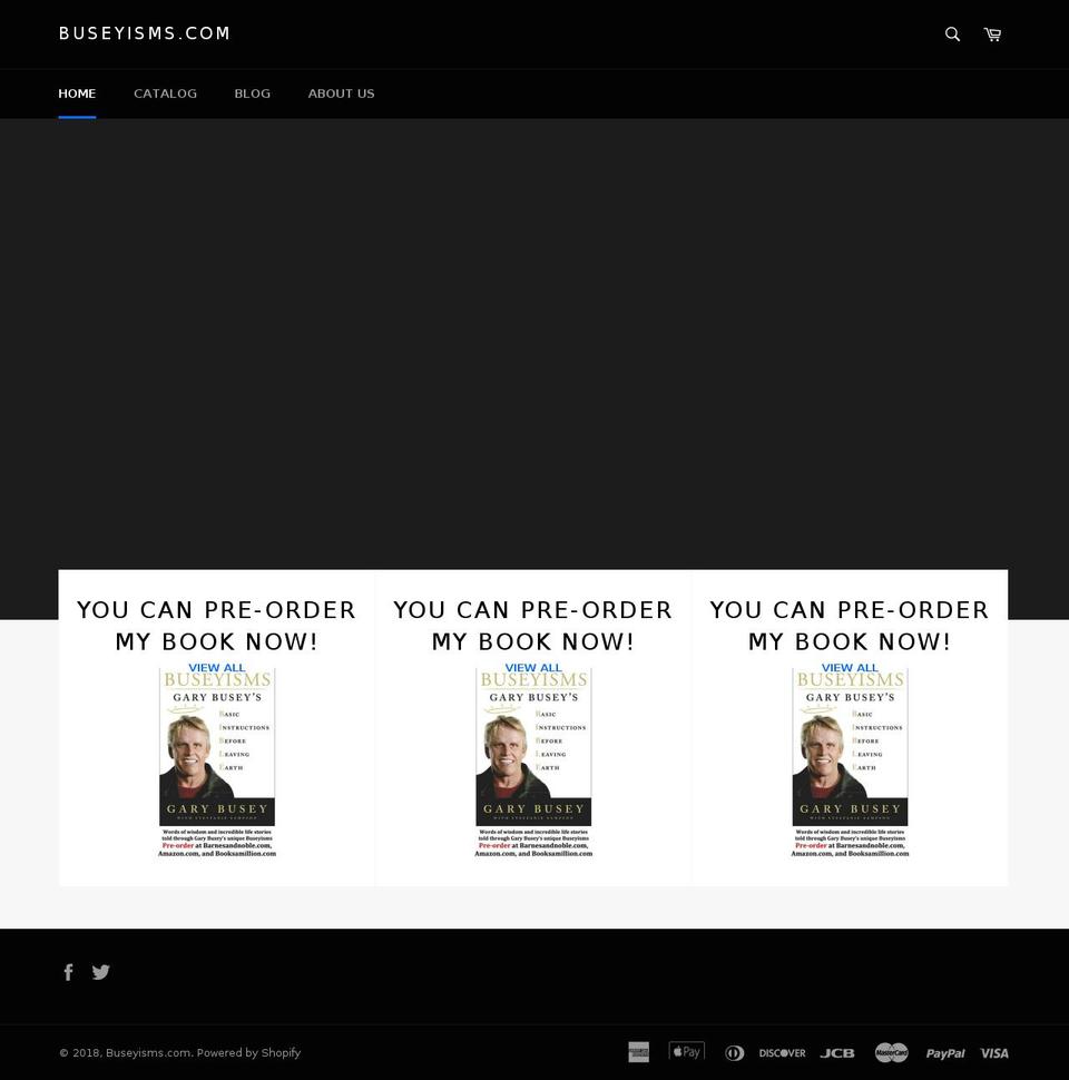 buseyisms-com.myshopify.com shopify website screenshot