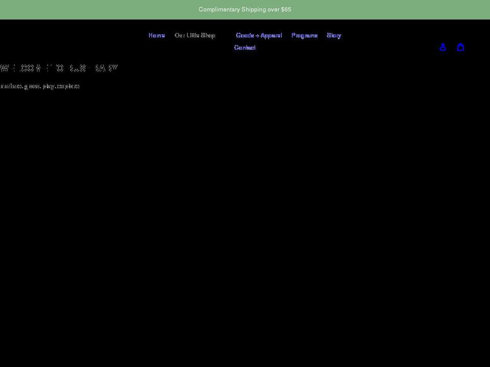 bushbaby.co shopify website screenshot