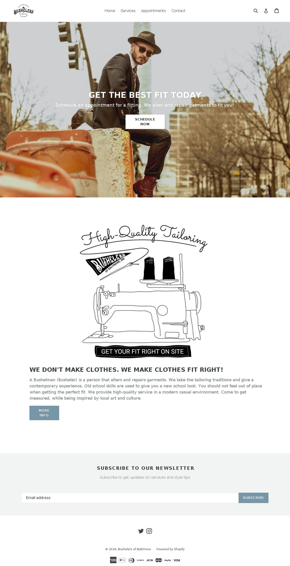 bushelers-of-baltimore.myshopify.com shopify website screenshot