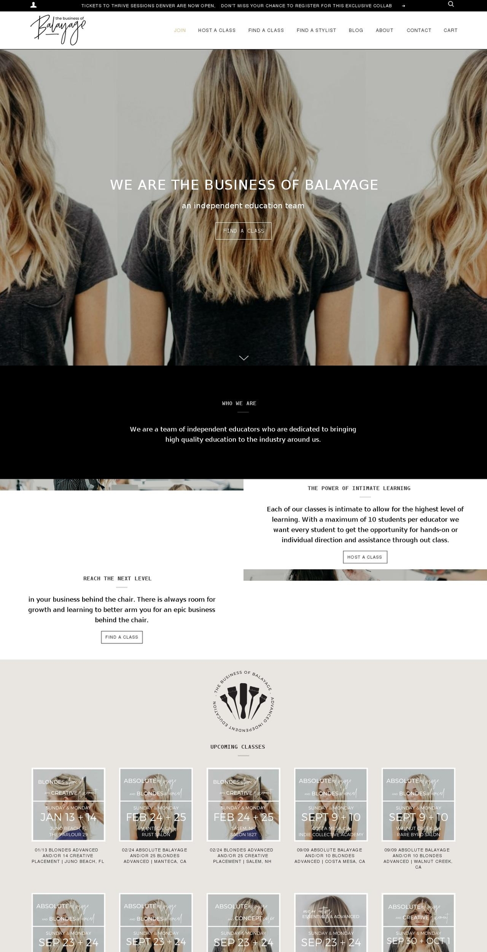 Pipeline \/\/ The Business of Balayage 2018 Shopify theme site example businessofbalayage.com