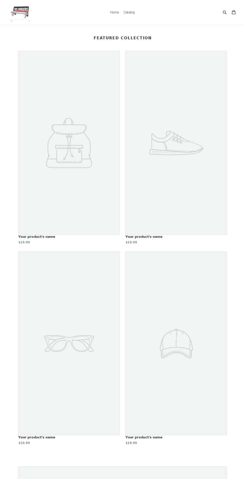 busmobbers-clothing.com shopify website screenshot