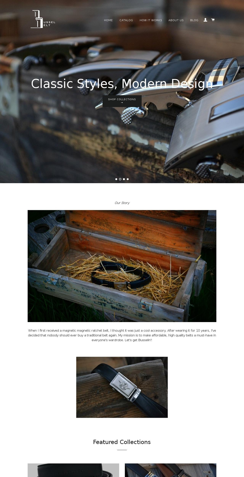 busselbelt.com — Shopify storefront screenshot