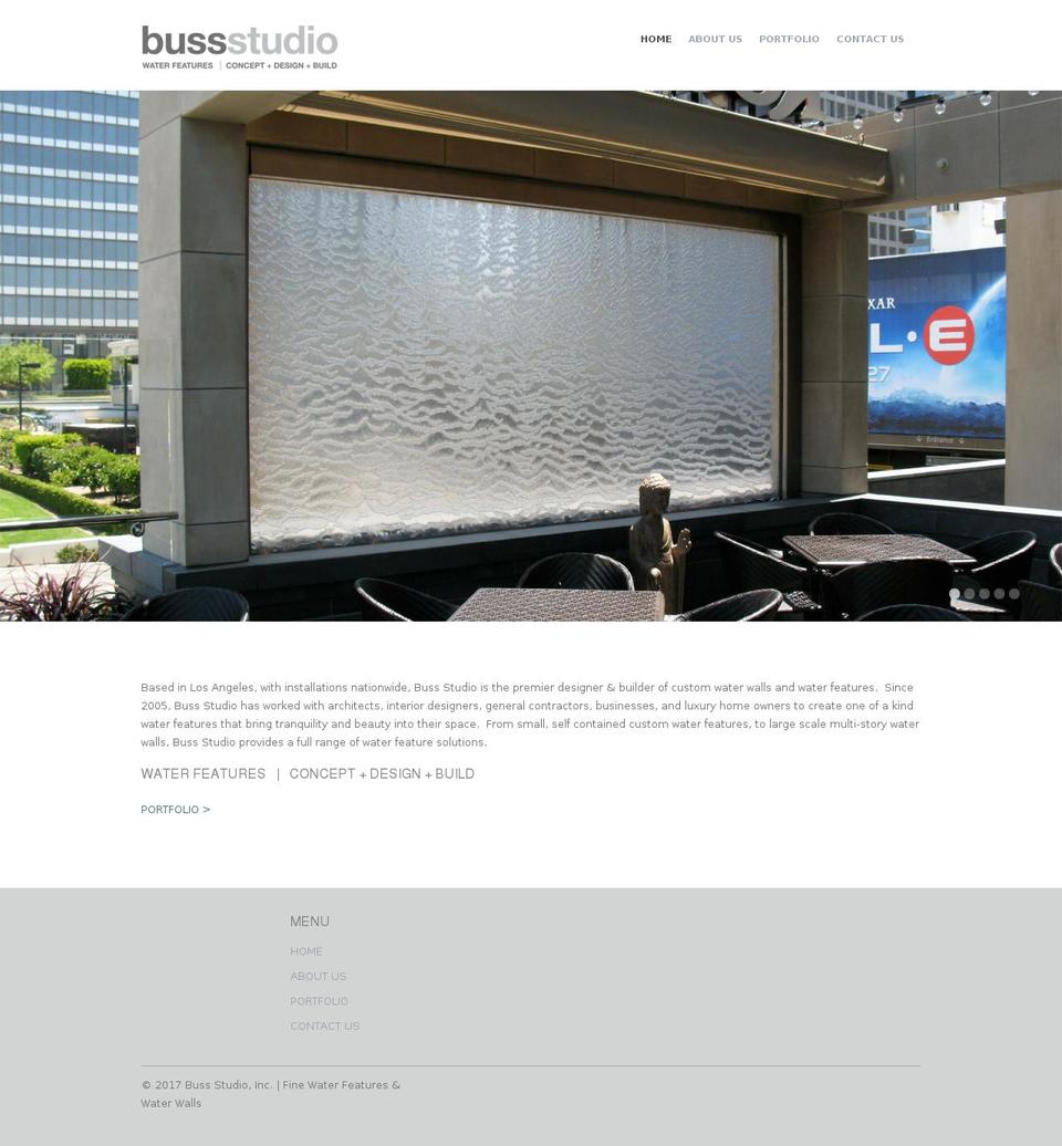 bussstudio.com shopify website screenshot