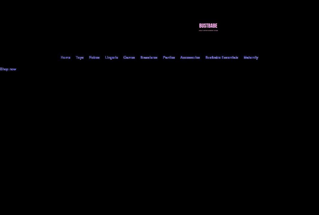 bustbabe.com shopify website screenshot