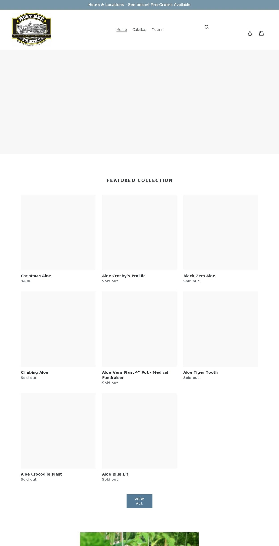 busybeefarmsllc.com shopify website screenshot