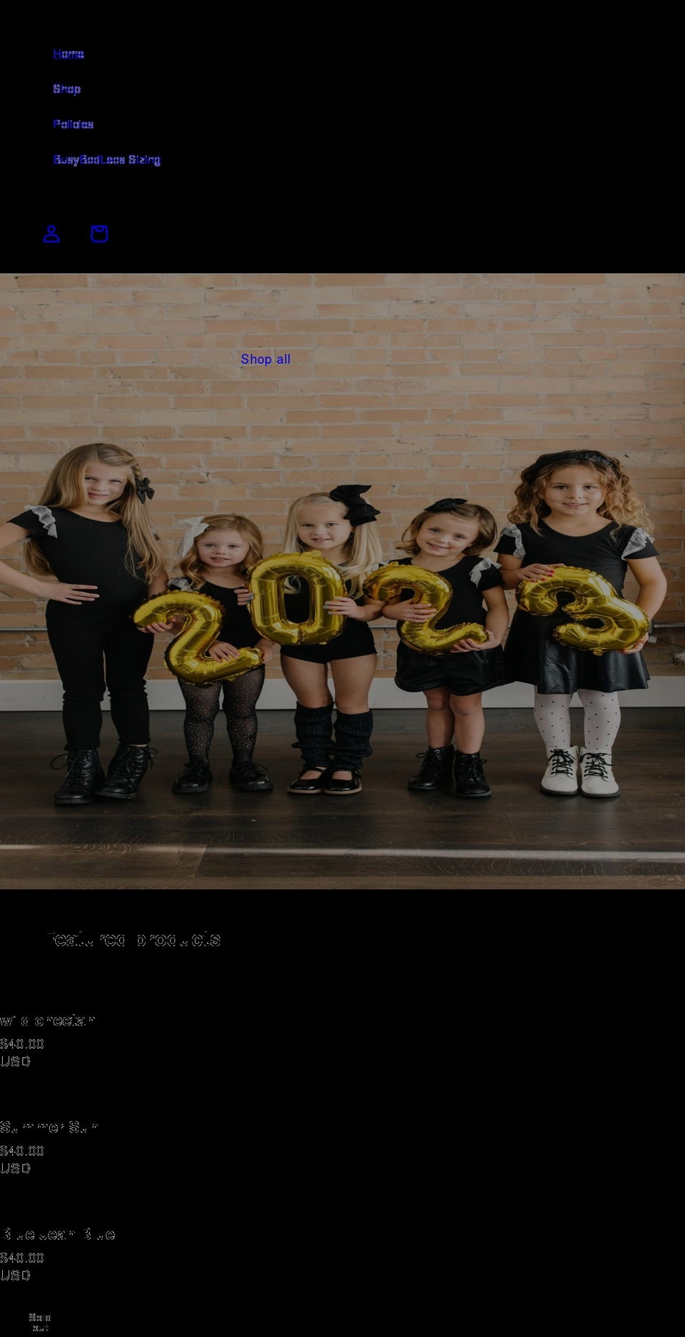 busybodleos.com shopify website screenshot