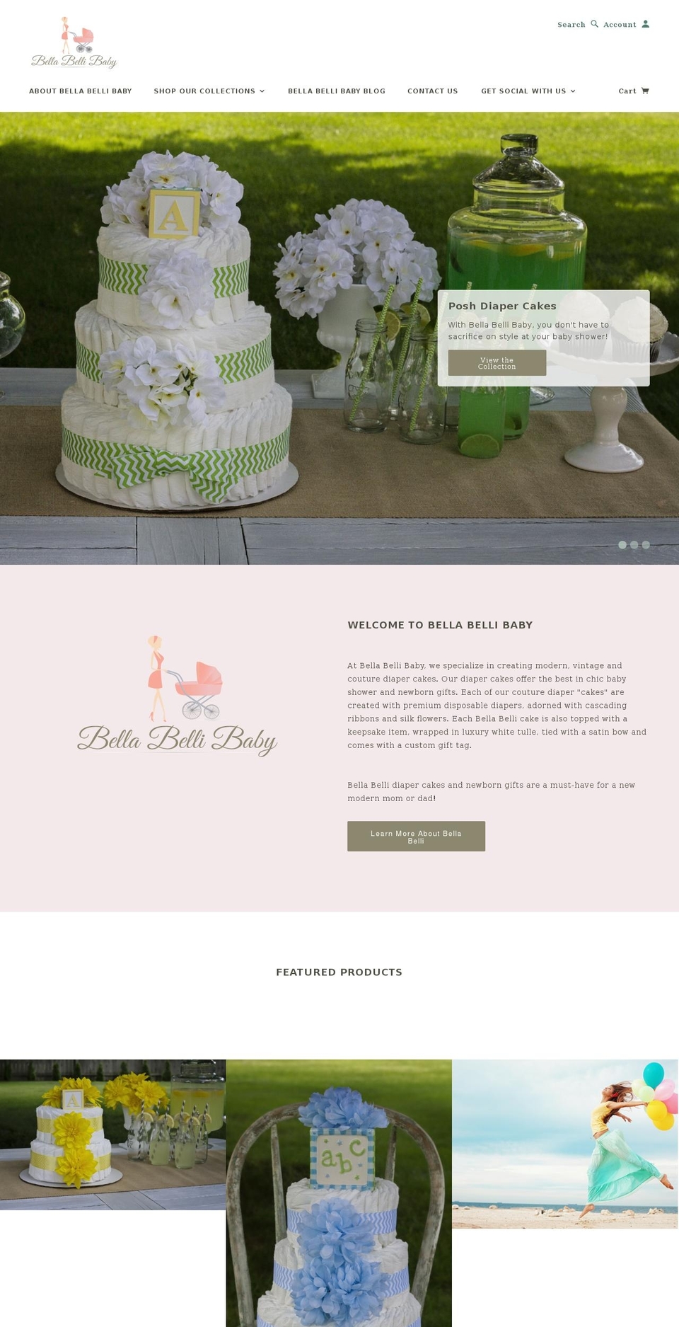 Bella Belli Baby by Inspiration Studio Designs Shopify theme site example busygalgifts.com