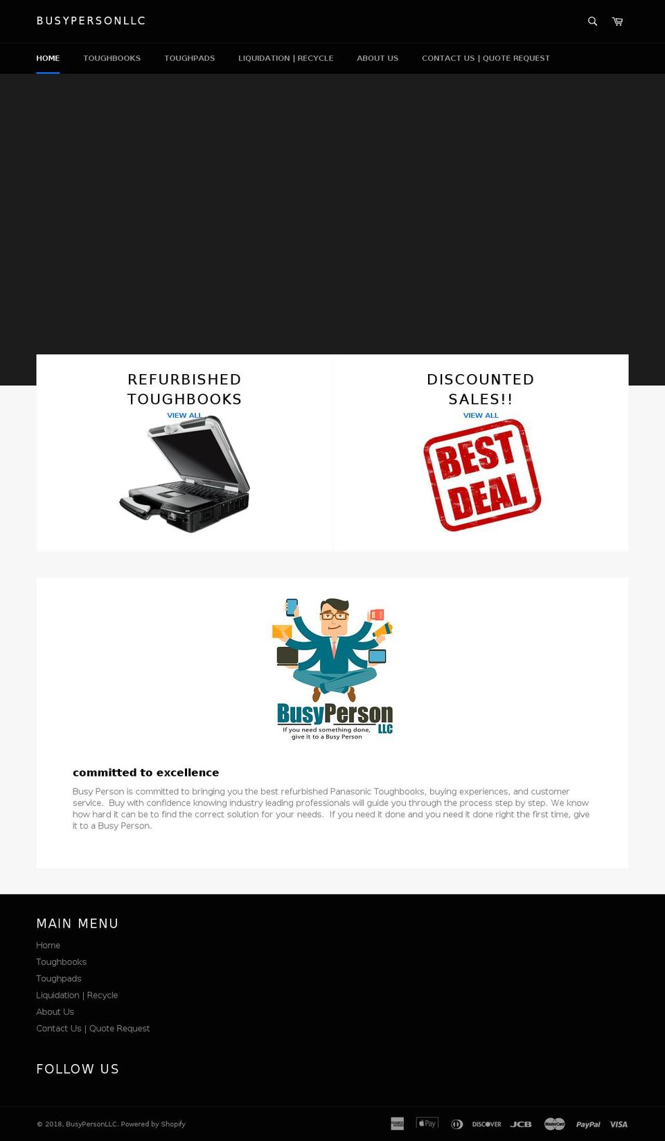 busyperson.com — Shopify storefront screenshot