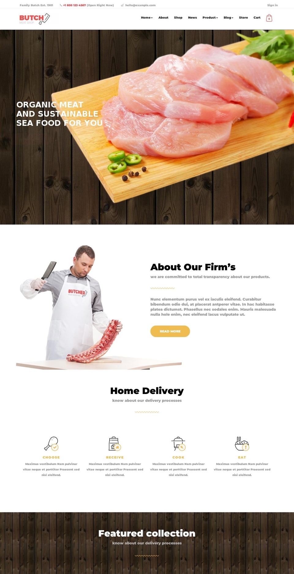 butch1.myshopify.com shopify website screenshot