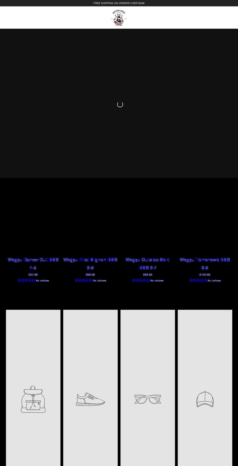 butcherandbooze.com shopify website screenshot