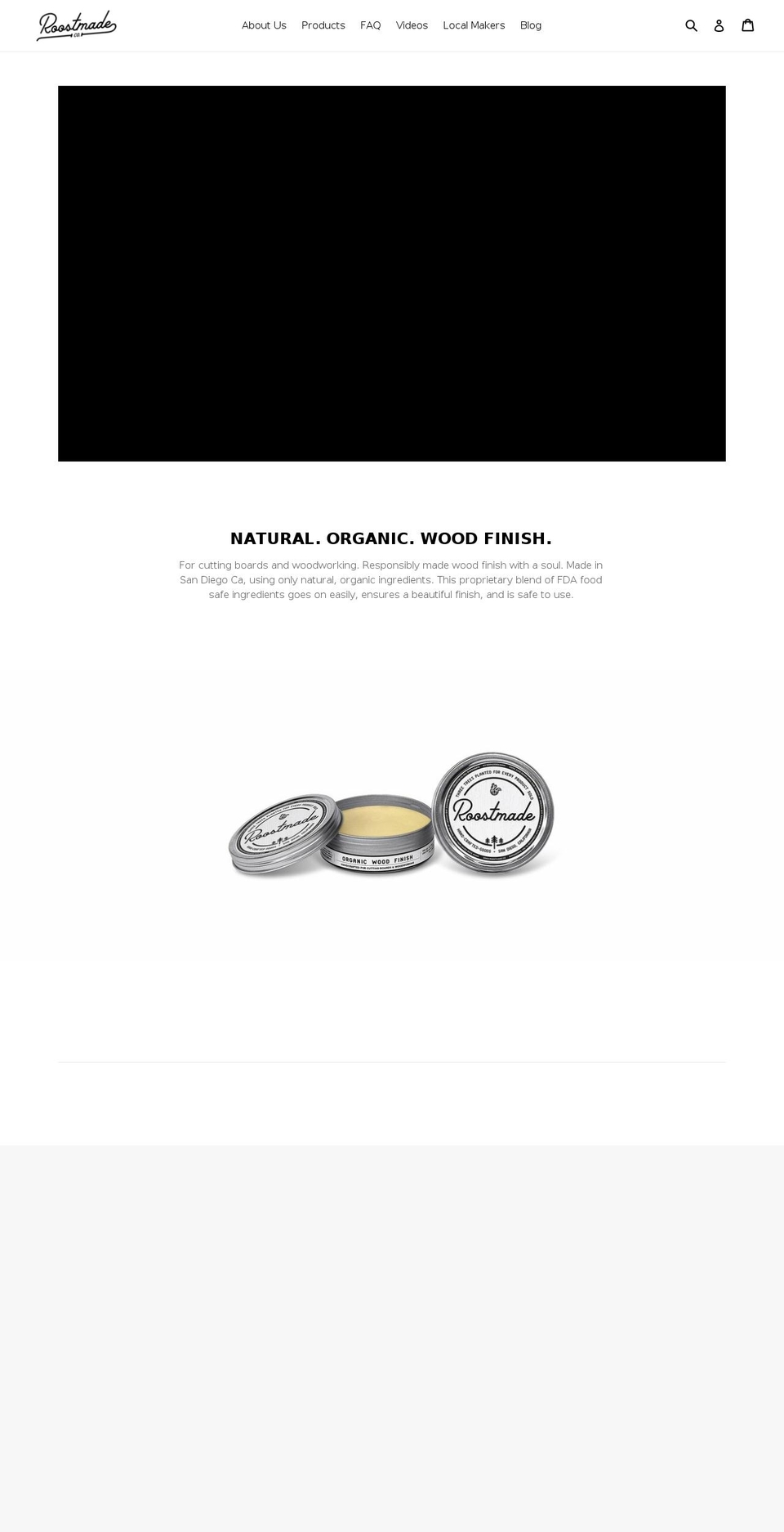 butcherblockconditioner.com — Shopify storefront screenshot